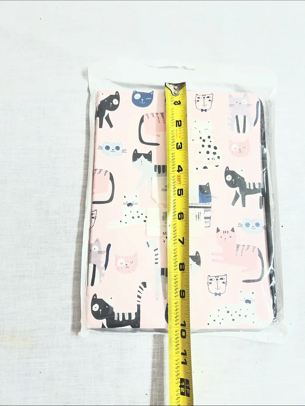 🌞 Pink Kitty Cat Print IPad or Tablet Case Protective Cover 10” x 7.5”